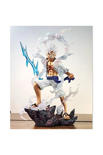 ONE PİECE Figurină Monkey D. Luffy Gear 5 (Nika), 28 cm, One Piece, PVC/ABS de colecție
