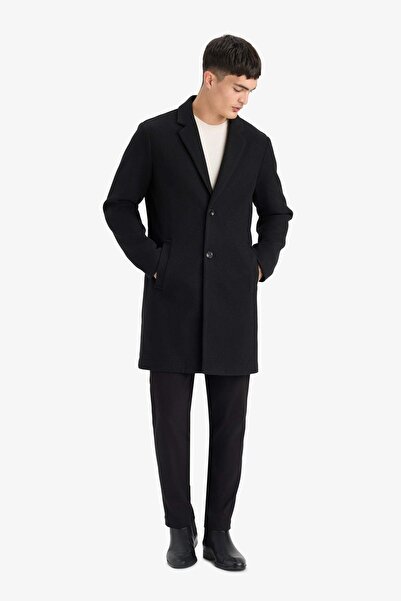 DeFacto Men's Coat Y8903Az/Bk27 Black