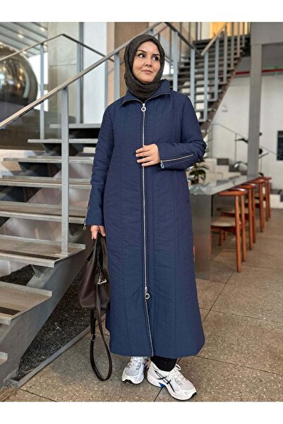 Berika YILDIRIM Kol Detayli Mont Mavi̇