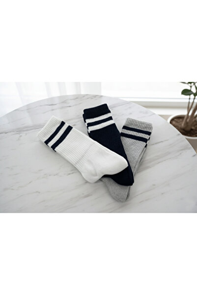 LA CALZE 3 Pairs, 3 Colors Unisex Sports Socks