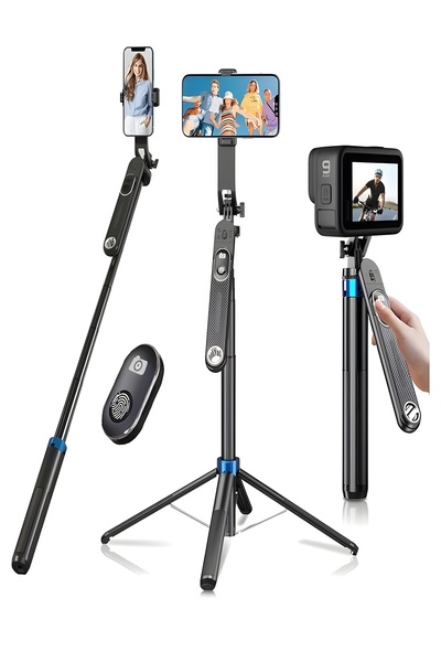 DEANB 360° Ayarlanabilir Bluetooth Kumandalı 180 cm Telefon Tripod | Android ...