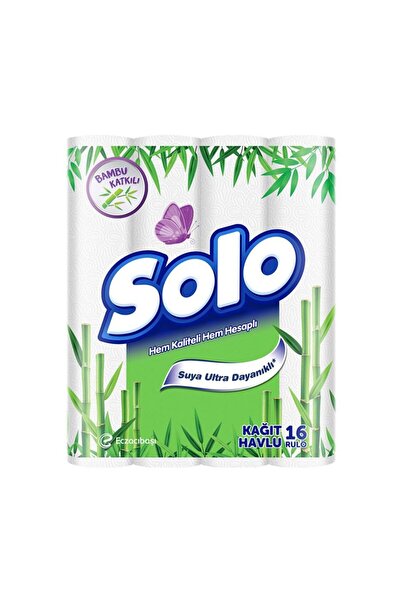 MATMEL Solo Kağıt Havlu 16'Lı Bambu Katkılı 3 Adet