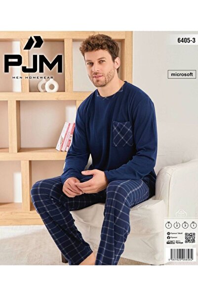 Pijaman ЧОЛОВІЧИЙ КАРЕЛЬСЬКИЙ МІКРОСОФТ ВЕЛОСИПЕДНИЙ КОМПЛЕКТ ПІЖАМИ З КОМИРОМ