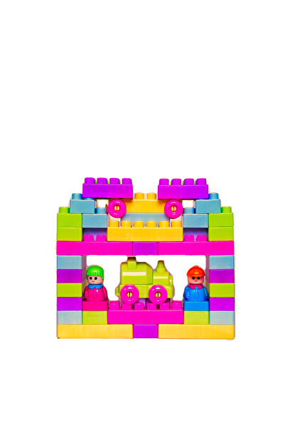 Generic Building Blocks Play & Learn Set - 54 pcs Educational Construction Toy for Kids 3+ Years