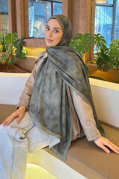 lamelif Bulut Desen Bambu Şal Ada Çayı