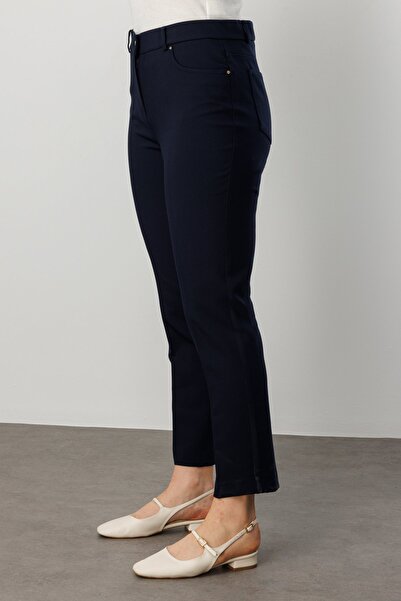 Ekol Narrow Leg Plus Size Trousers