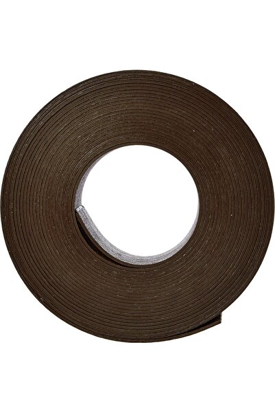 Amazon basics Garden edging roll with 10 fixing stakes, 8 cm x 12 m, Brown
