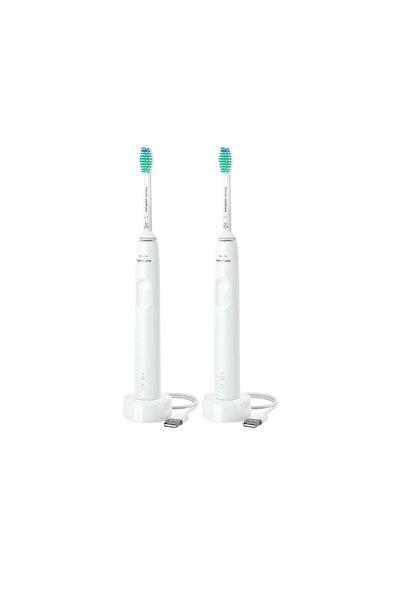 Sonicare Philips S3100 HX3675/13 periuta de dinti electrica, pachet dublu, alb