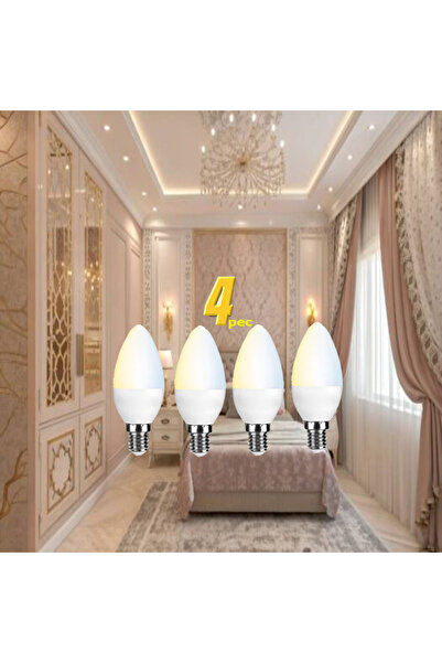 Electric LED bulbs, 5 watts, 4 bulbs (equivalent to 40 watts of traditional bulbs).