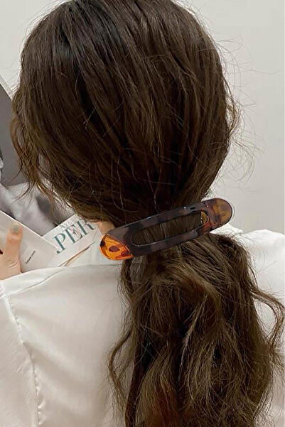 TAKIŞTIR Brown Leopard Patterned Collar Buckle