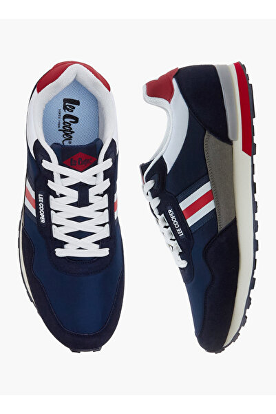 Lee Cooper Men Panelled Lace-Up Ortholite Sneakers