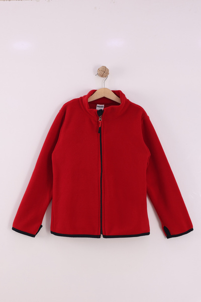 monox Children's Unisex Fleece Jacket with Snap Fasteners