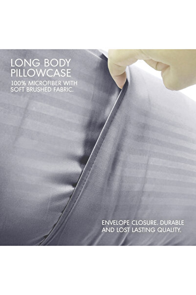 Eworld Premium Full Body Pillow 20x54” with Soft Cotton Cover, Ideal for Side Sleepers