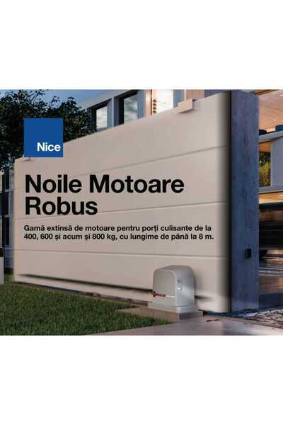 NİCE ROBUS 600 complete sliding gate automation kit up to 600kg