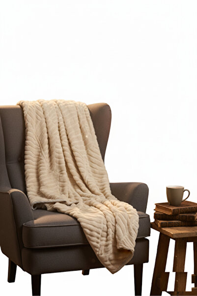 GİRL EMELY Child Embossed Plush Blanket 125X110 cm Dark Warm Yellow