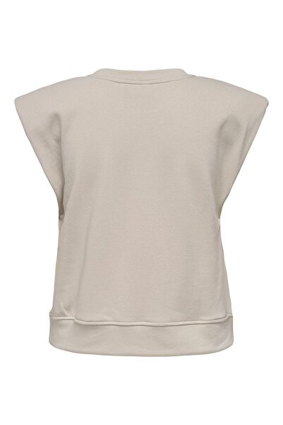 ONLY Onluma S/L O-Neck Ub Swt Women's Gray Sweatshirt - 15351053