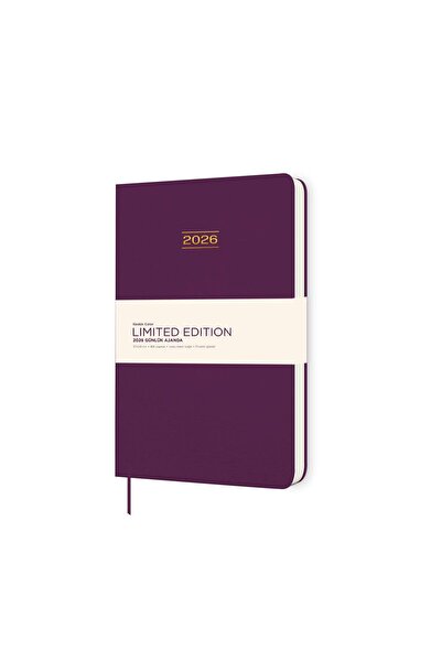 KESKİN COLOR Keskin 2026-17*24 Твърда корица Лимитирана серия Дневен планирач - Лилав