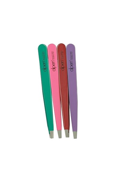 Alpen Pensetă cu vârf drept din oțel inoxidabil roz 10cm 8455 10 - o pensetă