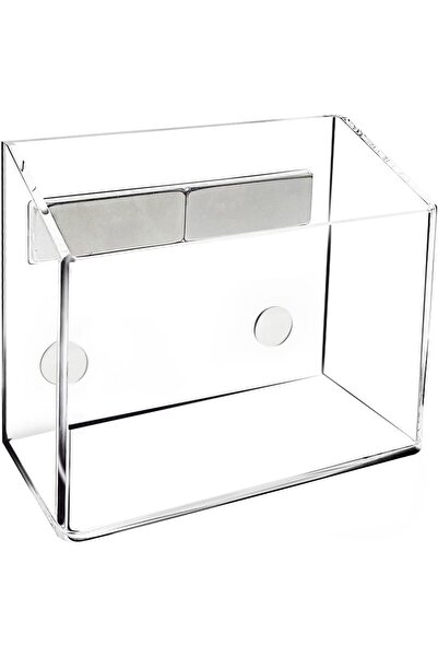 Simetufy حامل أقلام السبورة البيضاء الأكريليكي المغناطيسي، شفاف - عبوة من قطع...