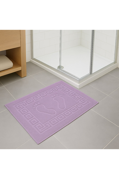 Nu Set 2 prosoape de baie pentru picioare, densitate 550 gr, Bumbac 100%, lila