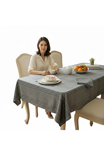 Ceki Home Față de masă elegantă – Față de masă 160×220 / Față de masă Ecru, ț...