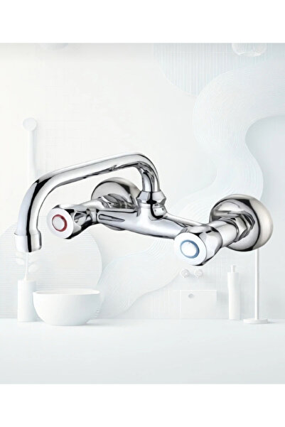 ESKAHOME Classic Kitchen Faucet with Volume Control, Rotating Faucet Classic,...