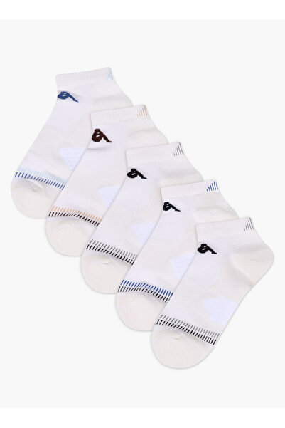 Kappa جوارب رياضية تقنية للرجال بطول الكاحل - مجموعة من 5 قطع