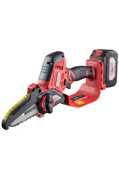 Raider RDP-CLGP20 Mini garden chainsaw with R20 Li-Ion 20V 4Ah battery, 100mm
