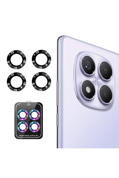 bovinox Xiaomi Redmi Note 14 Pro Compatible Lens Camera Protector Premium Cam...