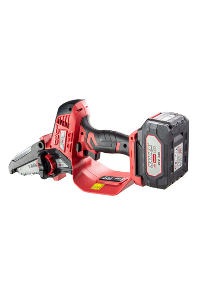 Raider RDP-CLGP20 Mini garden chainsaw with R20 Li-Ion 20V 4Ah battery, 100mm