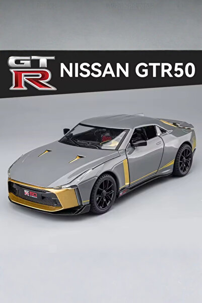 craftivio Gri Işıklı Sesli 1:24 Ölçek İnce Detay Açılır Kapı Nissan GT-R50 Pr...