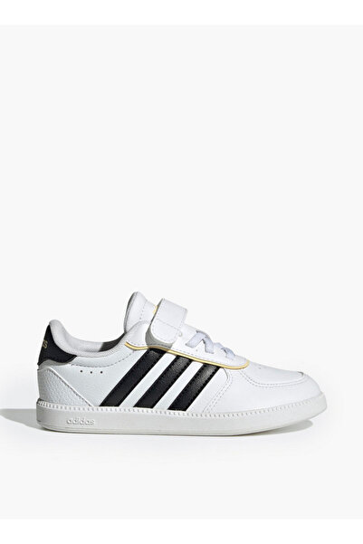 adidas Boys BREAKNET SLEEK EL C Perforated Hook and Loop Sneakers