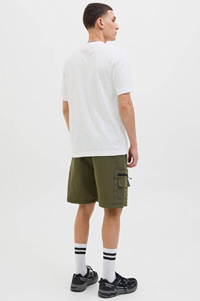 Jack & Jones 12276524 Jcosago Logo Slub Tee Ss Crew Neck Ln Tricou pentru bărbați