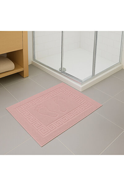 Nu Set 2 prosoape de baie pentru picioare, densitate 550 gr, Bumbac 100%, roz pal