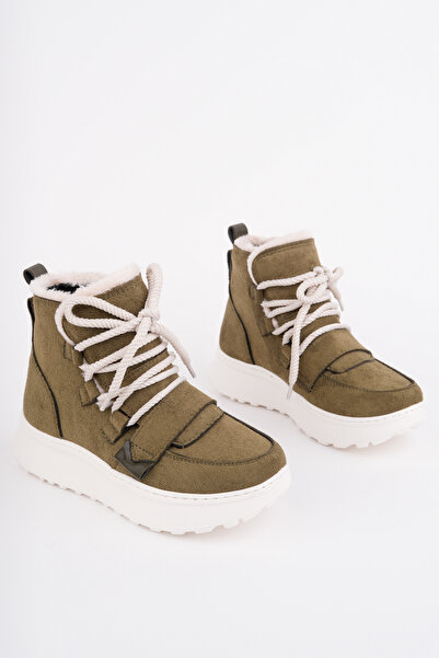 Madam Tarz Kcl-D02 Bonded Fur Thick Sole Boots