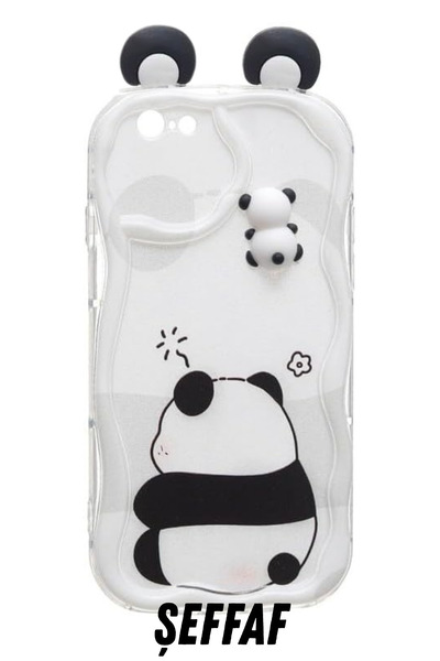 Glazef Samsung S24 Fe Ear-Frog Design Printed Camera Surround Protection Transparent Case