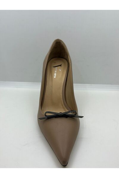 VEYİS USTA Genuine Leather 8 cm Heeled Stiletto