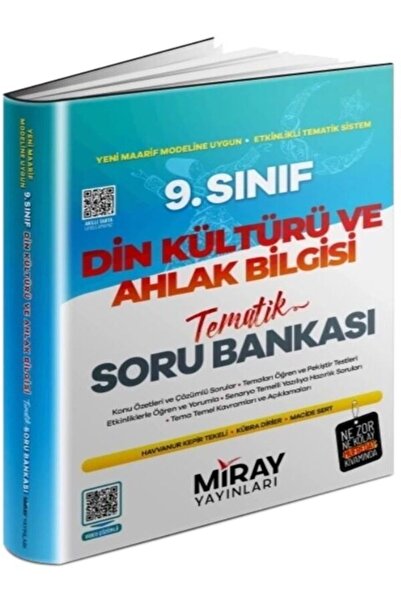 Miray Yayınları Miray 9. Sınıf Din Kültürü ve Ahlak Bilgisi Tematik Konu Özet...