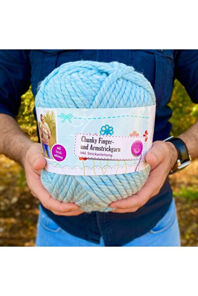 yumakça İhraç Fazlası Saf Yün Kalın Chunky Finger Dev İplik M003050 | 800-900 Gr