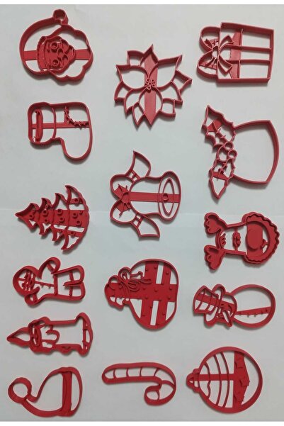 RPMD Store 15 parça MEGA oyun hamuru kalıbı kurabiye kalıbı kek kalıbı