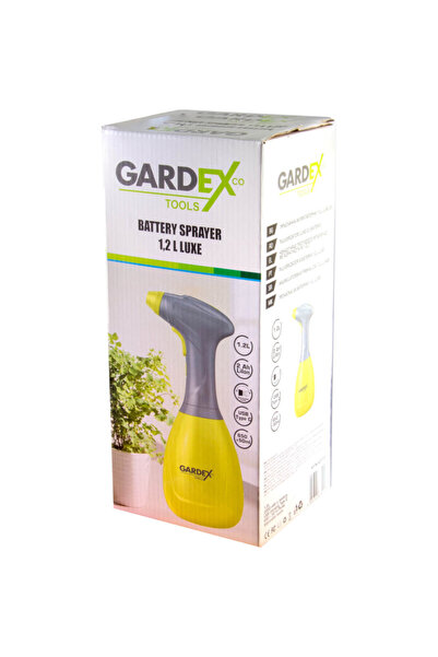 Gardex LUXE1 sprayer with 2 Ah Li-Ion battery, 1.2 L tank