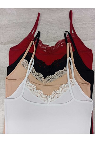 giysem Επιστρωμένο εσώρουχο με 4 βασικά λουράκια, με κορδόνια, οικονομικό και βολικό