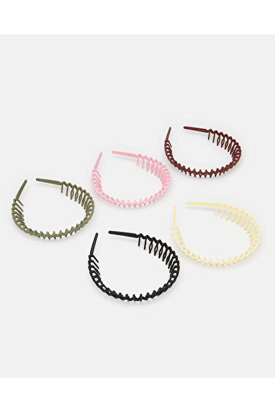 REDTAG مجموعة عصابات رأس نسائية متنوعة (5 قطع)