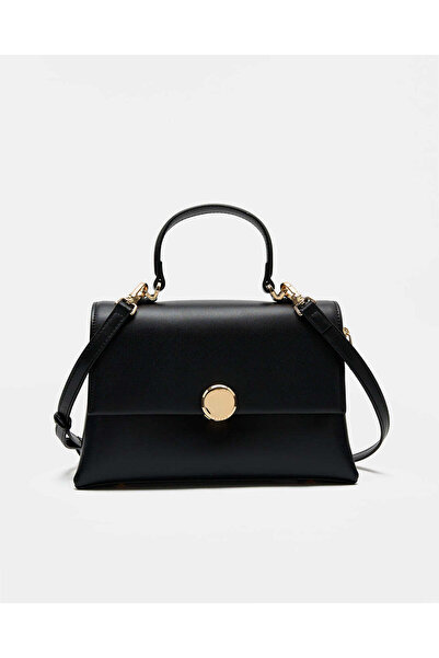 REDTAG Women Black Embellished Day Bag