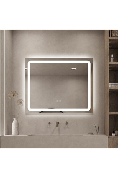 ELİT'S Oglindă de baie LED premium cu dezaburitor și senzor tactil - lumină r...