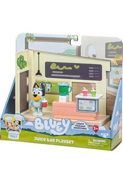 Moose Toys مجموعة لعب الشيف الصغيرة BLUEY S13 - عصير بار