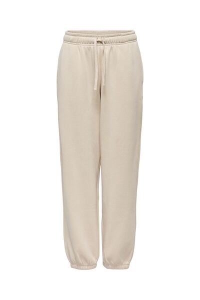 ONLY Onlbest Life Cuff Pant Swt Noos Women's Gray Sweatpants - 15357504