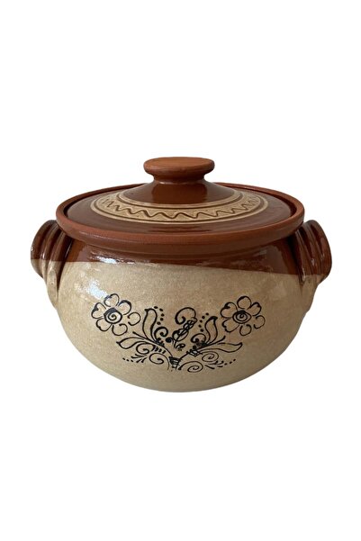 Ceramica Martinescu Clay ceramic pot for sarmale, 4 liters