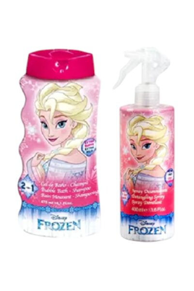 Frozen 2 in 1 shower gel and shampoo package, Frozen, Girls, 475 ml+hair detangling spray 400 ml