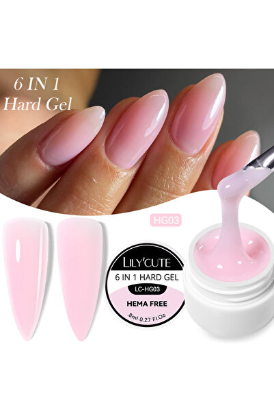 Born Pretty UR Sugar 6 in 1 Hard Gel/6in1 Yoğun Kıvamlı Jel(HG03)-8ml